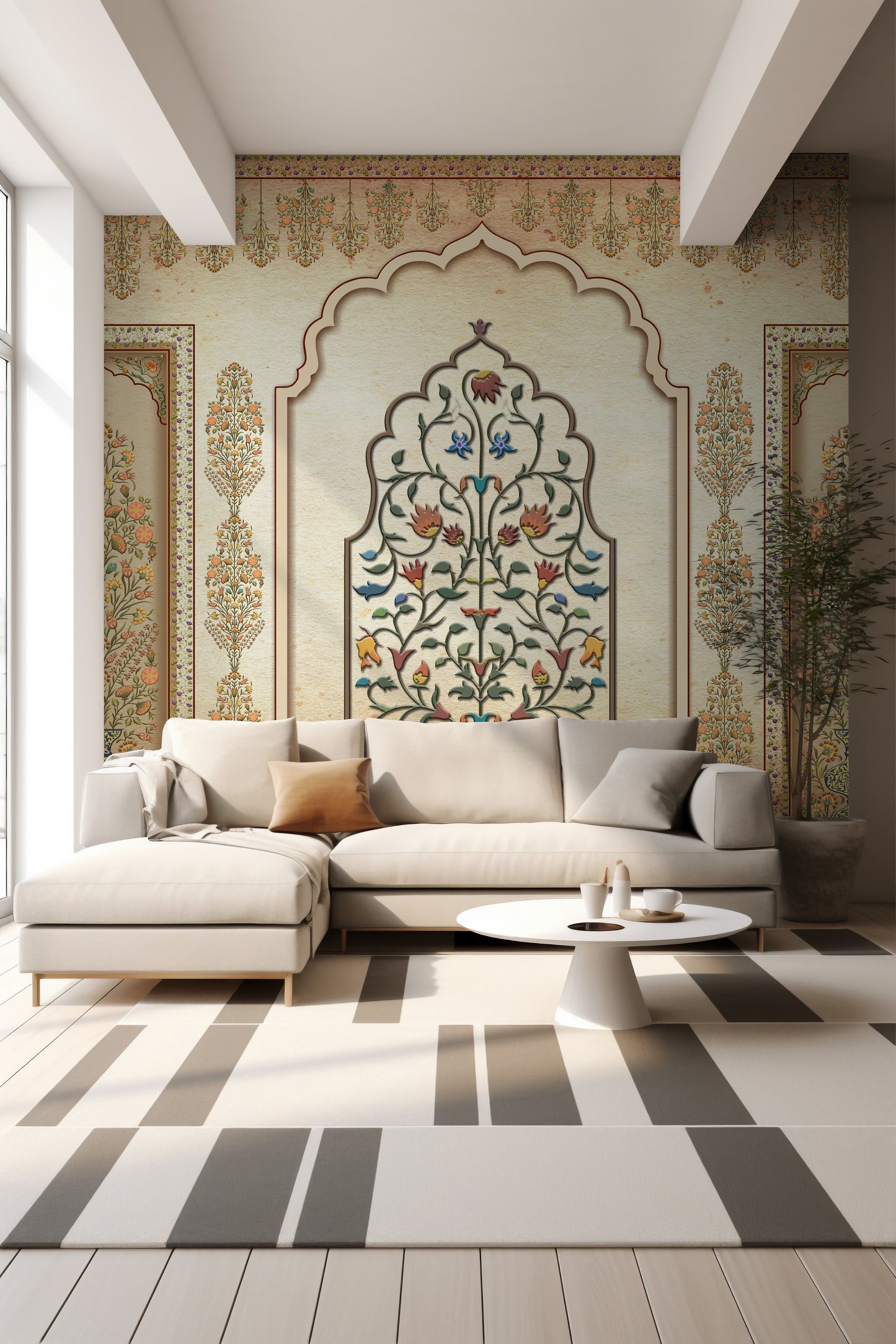 Ethnic India Wallpaper for Home Decor | Inspired by Artistic Indian Royal Past