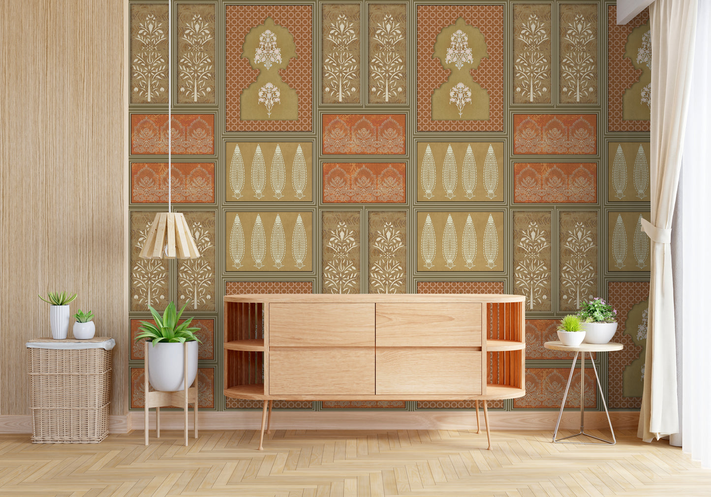 Rich Indian Luxury Design Wallpaper