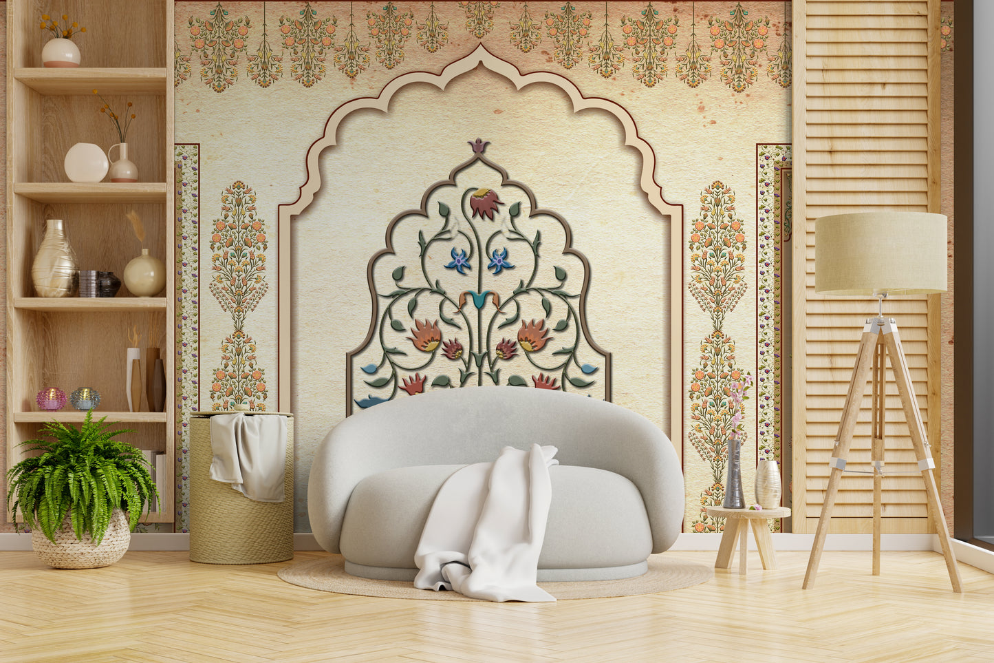 Ethnic India Wallpaper for Home Decor | Inspired by Artistic Indian Royal Past